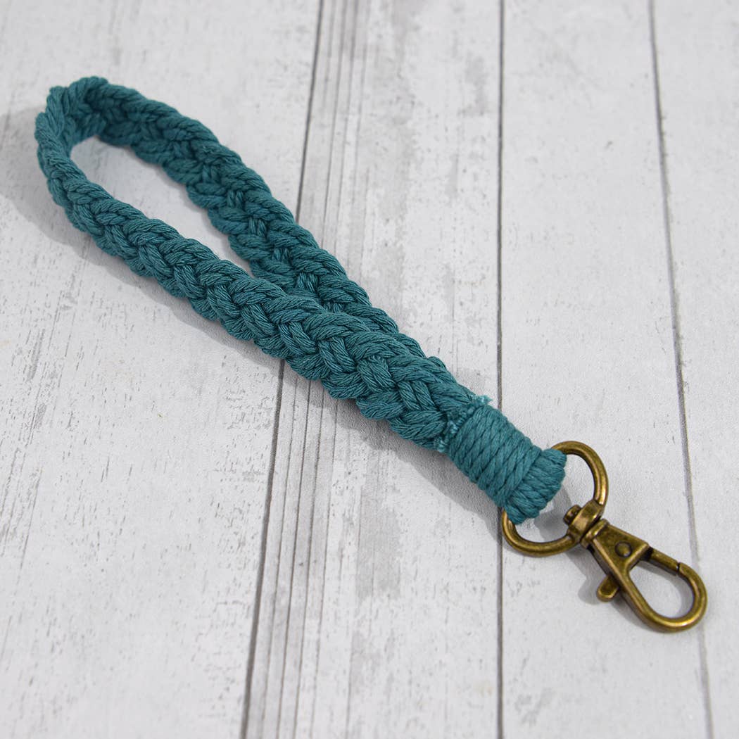 Boho Braided Macrame Wristlet