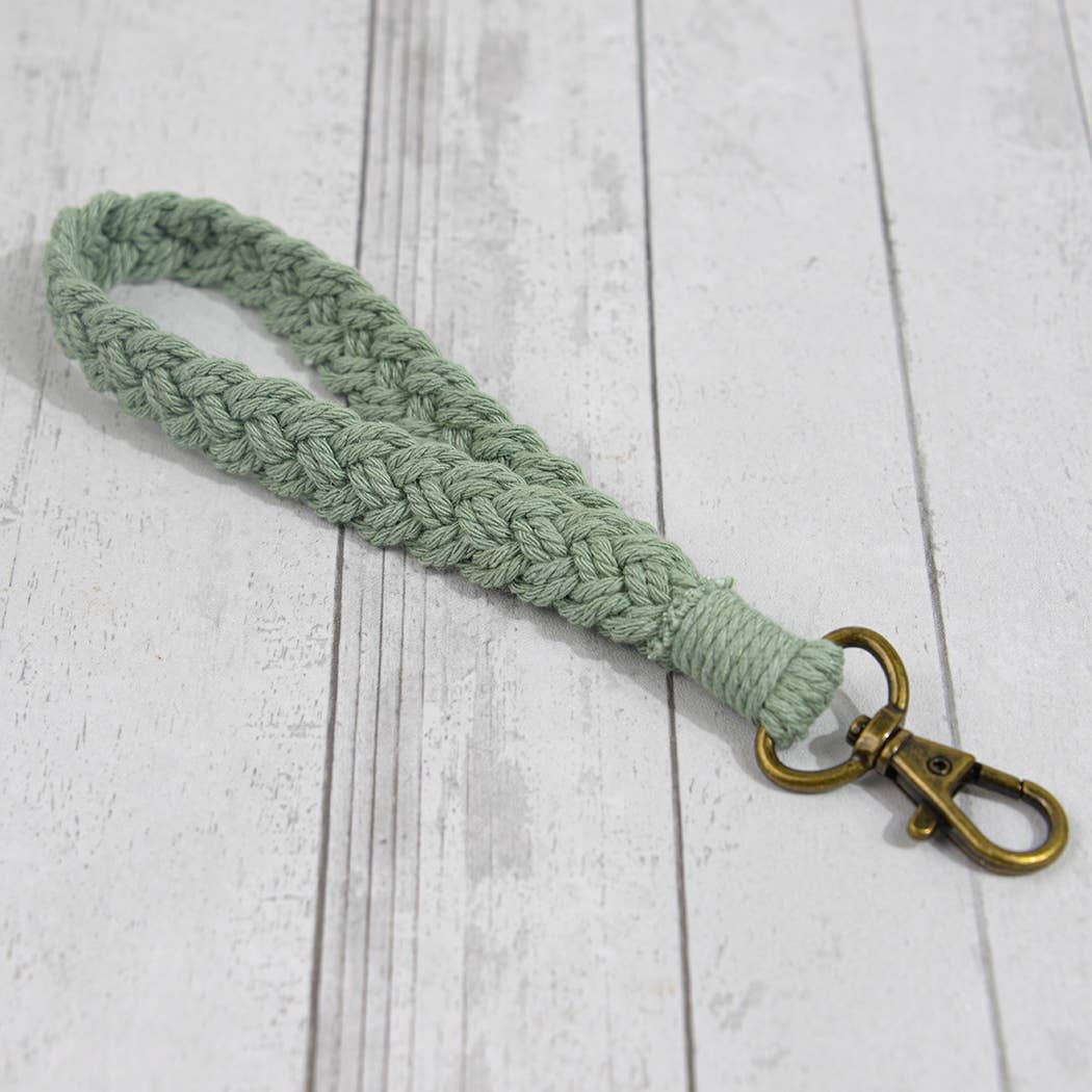 Boho Braided Macrame Wristlet