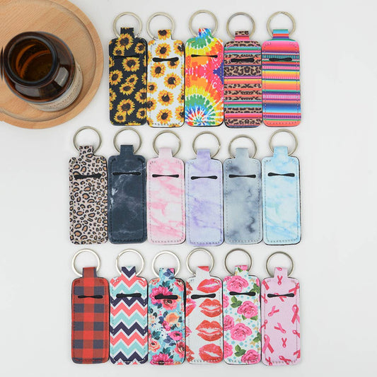 Chapstick holder Keychain