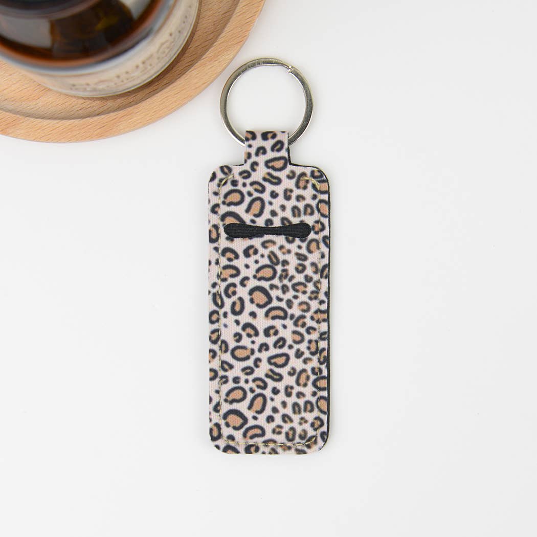 Chapstick holder Keychain