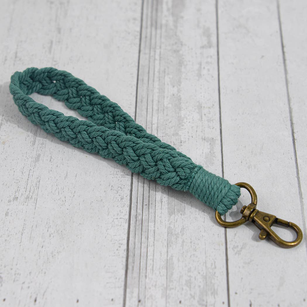 Boho Braided Macrame Wristlet