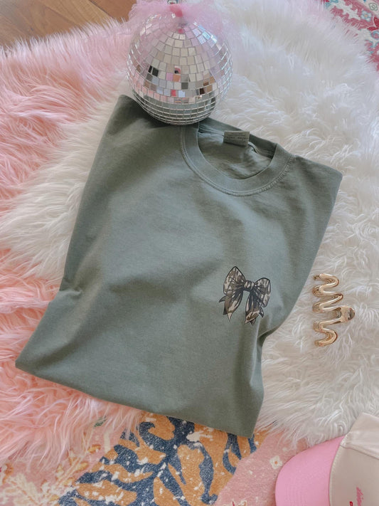 Camo Bow Tee