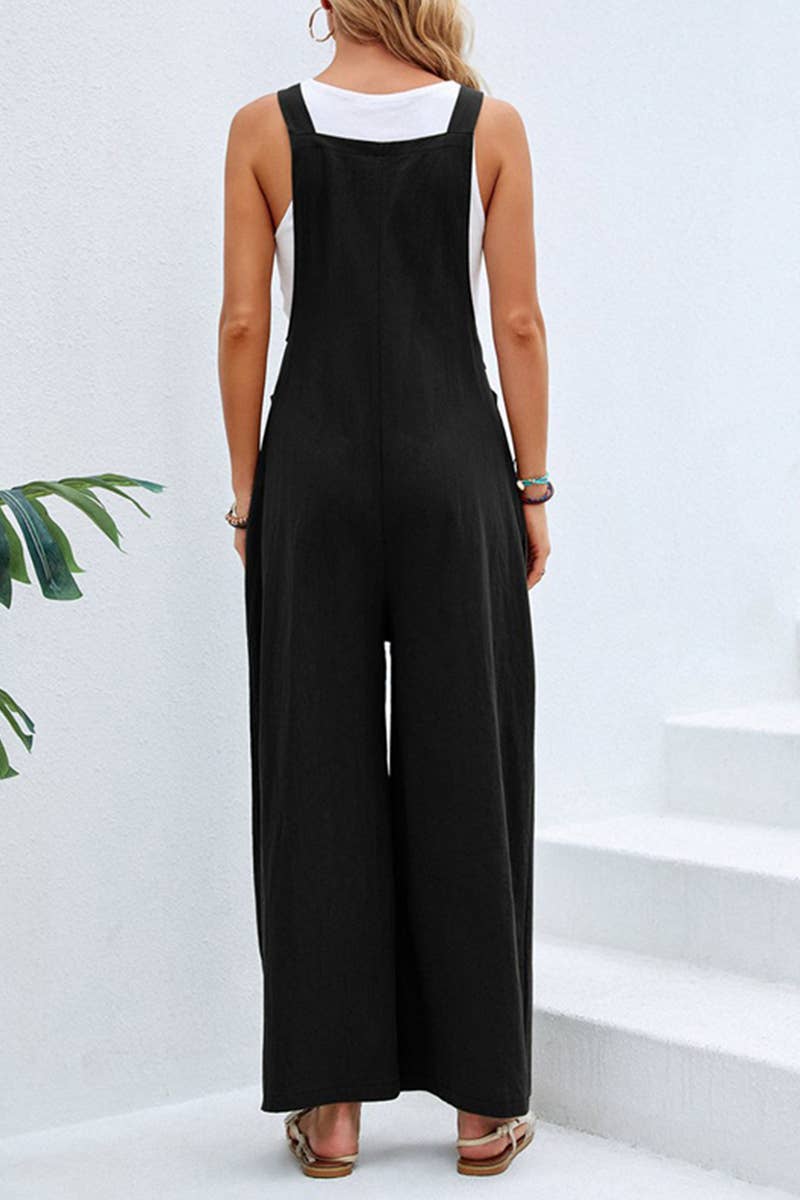 Black Wide Leg Jumpsuit