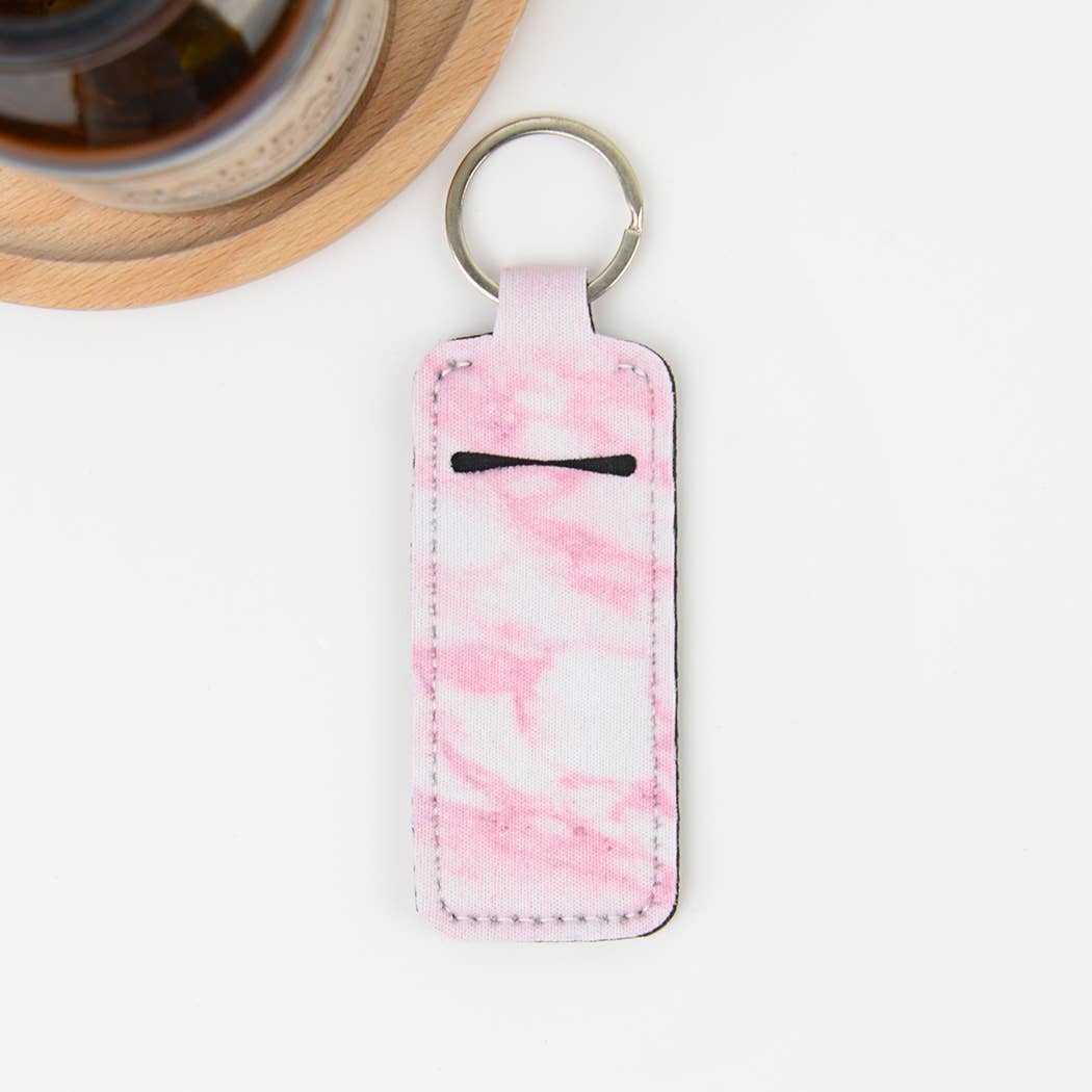 Chapstick holder Keychain