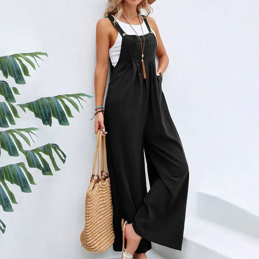 Black Wide Leg Jumpsuit