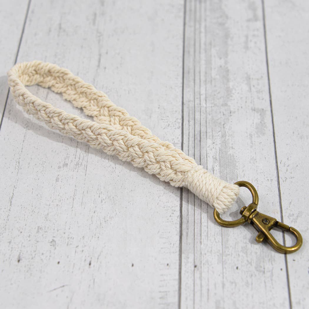 Boho Braided Macrame Wristlet