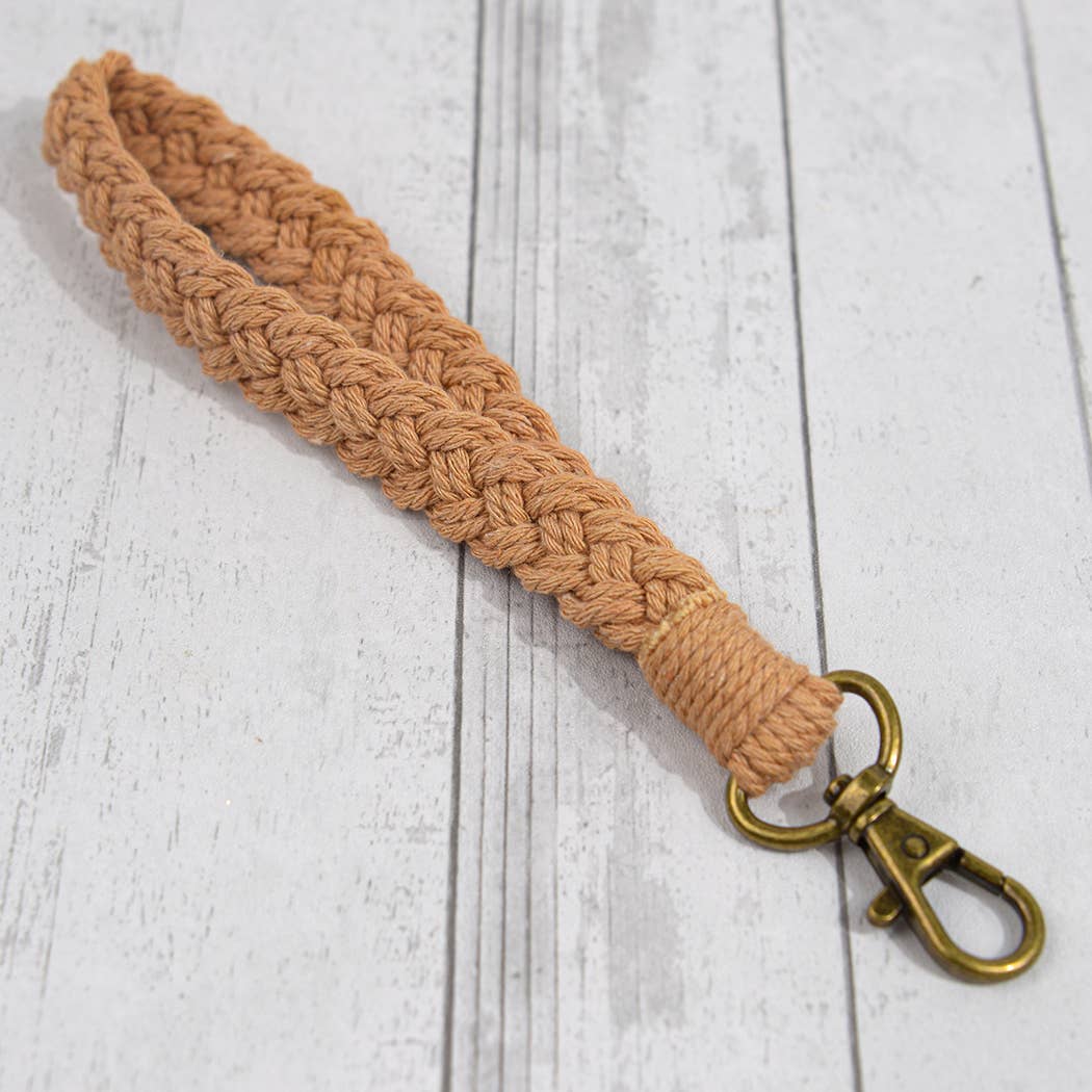 Boho Braided Macrame Wristlet