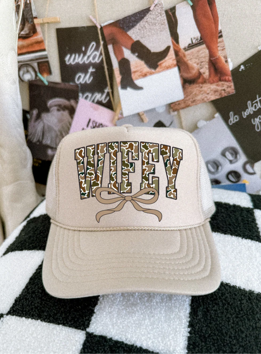 Camo WIFEY Trucker
