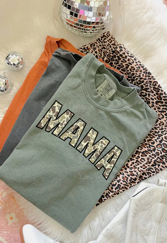 Camo MAMA Tee