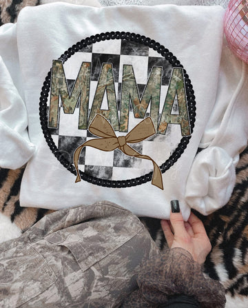 Checkered Camo Mama