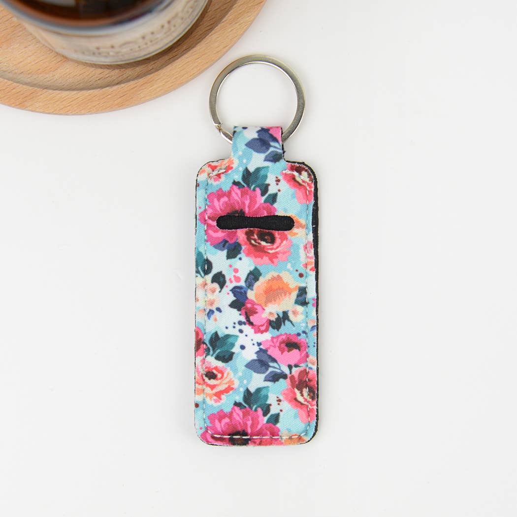 Chapstick holder Keychain