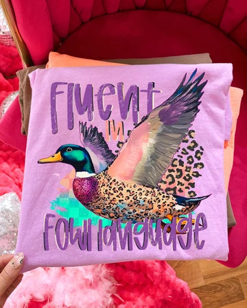 Fluent In Fowl Language - Lilac