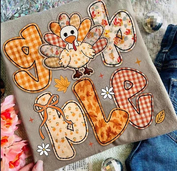 Pattern Gobble Tee/Crew