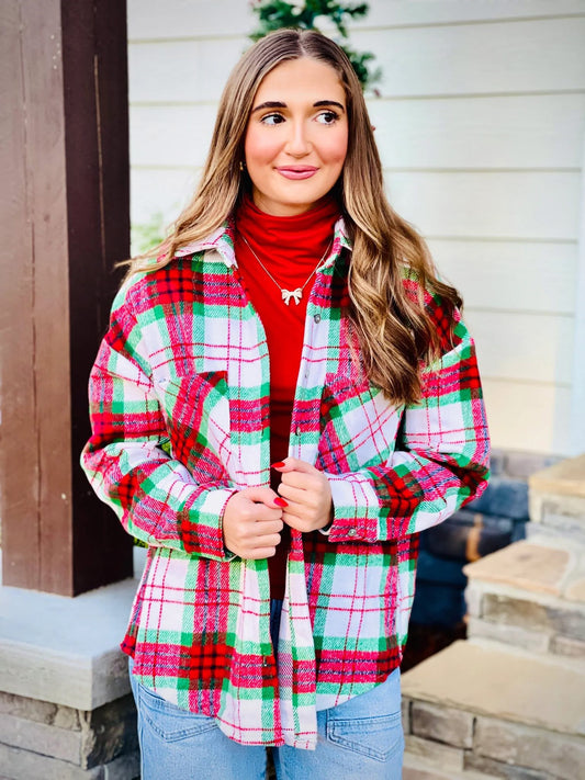 Merry & Bright Plaid Flannel