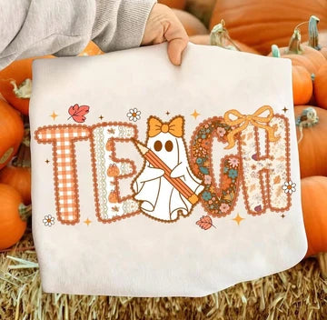 Pattern Ghost Teach Tee/Crew