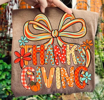Thanksgiving Bow Tee