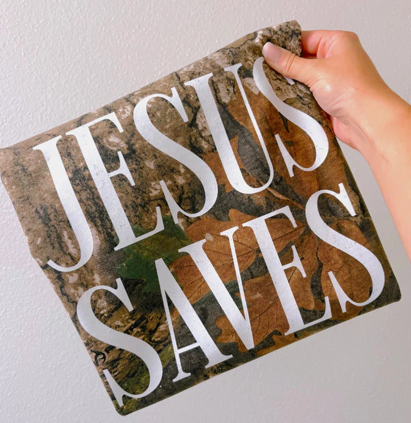 Camo Jesus Saves