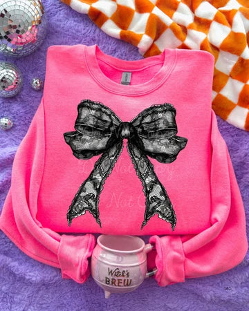 Lace Halloween Bow
