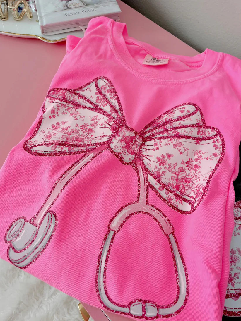 Pink Glitter Stethoscope